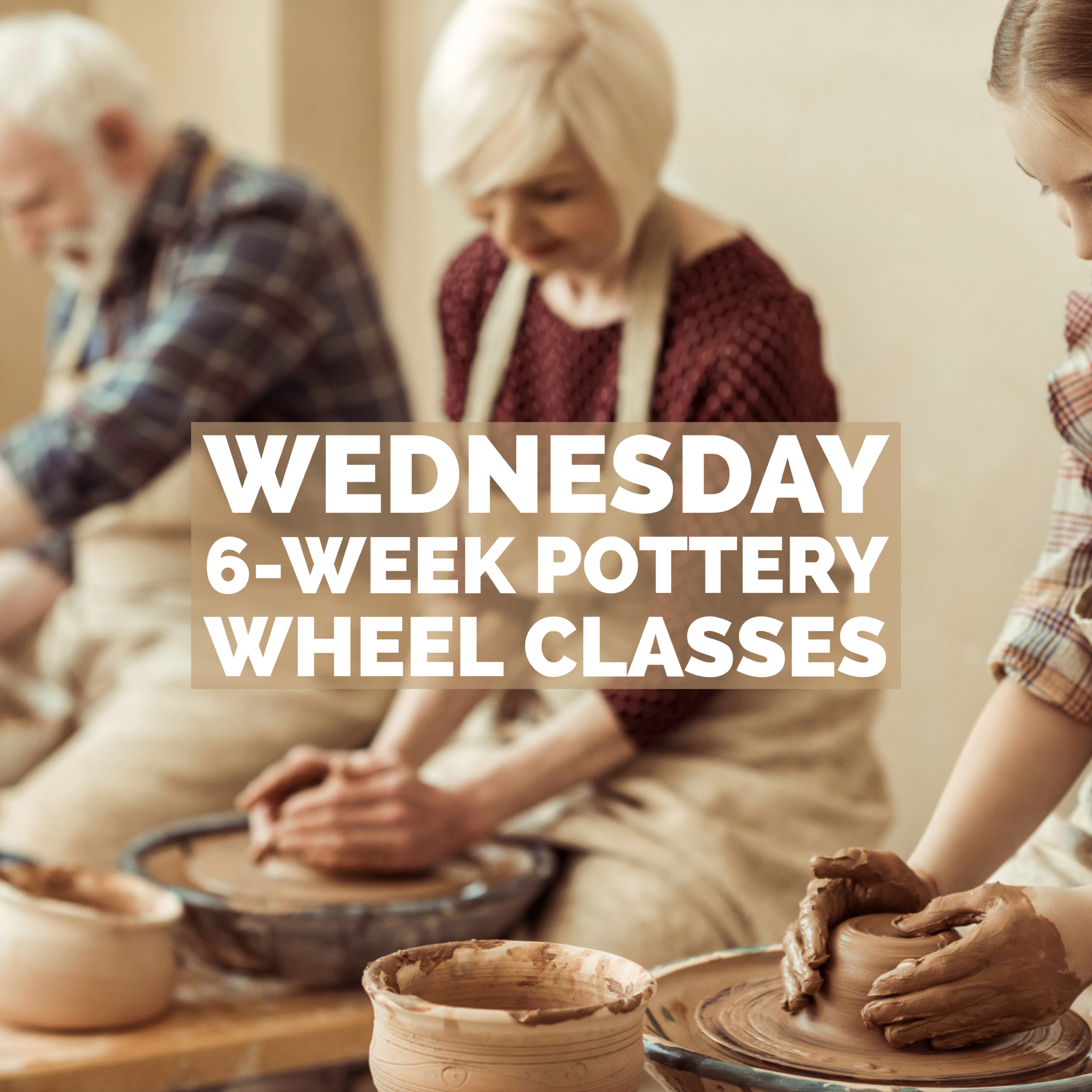 6WK- WEDNESDAY Pottery Wheel Classes (6-8pm) WEDNESDAY | Enchanted ...